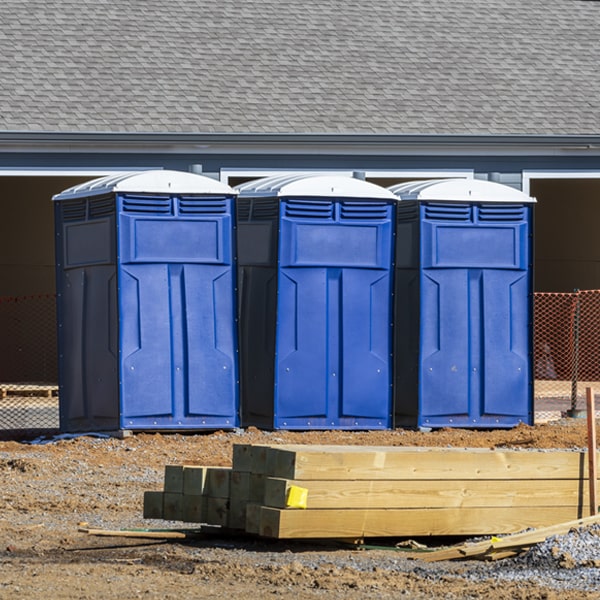 what is the maximum capacity for a single portable restroom in Rebecca GA